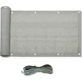 Generic Rebecca Mobili Sichtschutz 0,9x5 m aus grauem HDPE