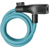 Axa 5011679, Kabelschloss, Schwarz, Blau, Stahl, Schlüssel, 1200 mm, 8 mm
