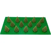 LEGO Kleiner Baum Tanne Kiefer Fichte Olivgrün - 2435 NEU! Menge 5x