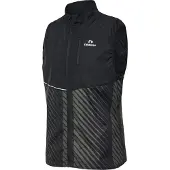 Hummel nwlPACE GILET BLACK BELUGA AOP BLACK BELUGA AOP XL
