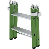 Proregal Einsteckteil für Plattformleiter steckbar | plus 2 Stufen | Aluminium