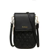 INF Crossbody-Telefontasche, Schultertasche, Handtasche Schwarz