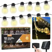 Sarcia.eu Solar-Gartengirlande 10 LED, Lichterkette 3,8m