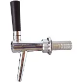 Ich-zapfe Kolbenschankhahn C-TAP aus Chromnickelstahl, NW 7 mm, poliert, Length:55 mm
