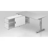 Hammerbacher Anbauschreibtisch OSE16, 160 x 80 cm