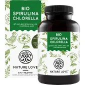 Nature Love Bio Spirulina + Chlorella - je 3000mg & Chlorella/Tag 500 Tabletten 247 g