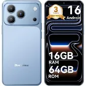 Blackview 2026 WAVE 7C Handy Ohne Vertrag, 6.56", Android16, 16GB+64GB/2TB TF, Face ID, 5000mAh, 32MP, Dual-SIM, WiFi 5, IP54