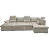 ED-Lifestyle ED Lifestyle Medan U Sofa 3-teilig Holzwerkstoff/Nosag