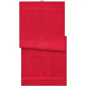 James & nicholson Sauna Sheet Saunatuch im modischen Desgin red, Gr. one size