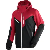 Maier Sports Skijacke "Pajares", Herren, Gr. 58, schwarz, 100% Polyester, Rundhals, Jacken Skijacke, Herren Winterjacke, wind- und wasserdicht, 4 RV-Taschen, Regular Fit