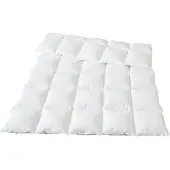 Traumina Bettdecke Plume Bio Daune Ganzjahresdecke leichte Winterdecke Wärmeklasse 3 Größe 155x220 cm