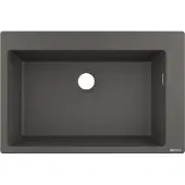 Hansgrohe S51 S510-F660 Einbauspüle 660, Steingrau