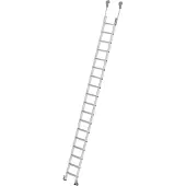 Proregal Stufen-Regalleiter fahrbar 18 Stufen