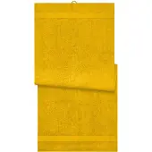 James & nicholson Sauna Sheet Saunatuch im modischen Desgin yellow, Gr. one size