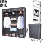 Urban Living Garderobenschrank Schrank-Gardeobe Kleiderschrank 200203