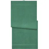 James & nicholson Sauna Sheet Saunatuch im modischen Desgin dark-green, Gr. one size