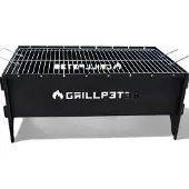 Grillpeter Mangal Anar 2mm Campinggrill aus Stahl Anglergrill Festivalgrill