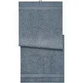 James & nicholson Sauna Sheet Saunatuch im modischen Desgin mid-grey, Gr. one size