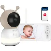 Concept Babyphone mit Kamera KIDO KD4010, 5 Zoll Farb-LCD, 3Mpx, Nachtsicht, schwenkbar, WLAN, Gegensprechfunktion, Temperatur