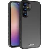 Accezz Samsung Galaxy A55 Hülle - Kunststoff - - Backcover/Hard Case - Schwarz