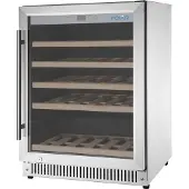 Polar G-Serie Weinkühlschrank aus Edelstahl 51 Flaschen
