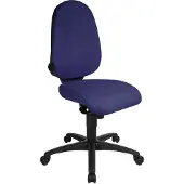 Topstar Bürostuhl Syncro Pro 5, S500 G26S Stoff blau, Gestell schwarz