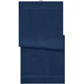 James & nicholson Sauna Sheet Saunatuch im modischen Desgin navy, Gr. one size