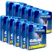 Gillette Mach 3 Turbo 3D Motion Rasierklingen, 8er Pack x 10