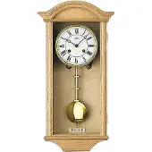 AMS R614-5 Regulator mit Eichen-Massivholztür und 14-Tage Rundgong-Schlagwerk
