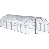 Syfax Outdoor-Hühnerstall 3x10x2 m Verzinkter Stahl