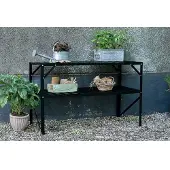 Halls Tisch Standalone 2 Sektionen 121 x 52 cm schwarz