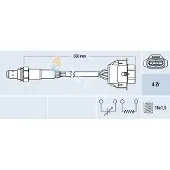 FAE Lambdasonde für CHEVROLET ORLANDO (J309) vor-Kat 77342