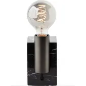 Brilliant Lampe Tischlampe Leuchte Tischleuchte Stein schwarz 93172/76