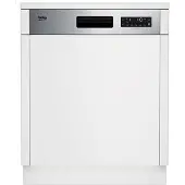 Beko BDSN26440X Teilintegrierter Einbau-Geschirrspüler 60 cm