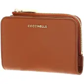 Coccinelle Damen-Geldbörse Orange: 3 Fächer, Münzfach, Reiß- & Druckknopfverschluss
