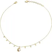 GUESS Aurora 16-18" Aurora Pave Fringes