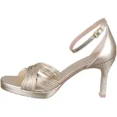 Unisa SELENA_LMT PLATINO, Sandaletten in Gold für Damen, Größe 38