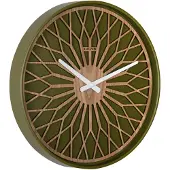 Karlsson - Wanduhr Girasol - Grün - 40.6x40.6x40.6cm