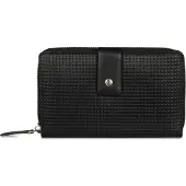 Bugatti Geldbörse Noemi Lady Zip Around Wallet Black schwarz