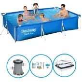 Bestway Pool Steel Pro - Inklusive Zubehör - 300x201x66 cm