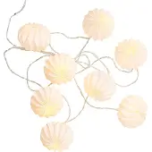 Butlers LED-Lampion-Lichterkette HANAMI