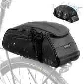 Sonstiges Fahrradtasche Gepäckträger 8L wasserdicht reflektierend Umhängetasche Handtasche mit Mehreren Fächern Regenschutz
