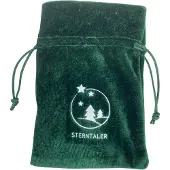 Sterntaler Samtbeutelchen für Batteriefächer 10 x 15 cm, grün