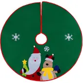 Kondela Weihnachtsbaummatte Genevieve 120 cm - grün