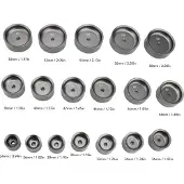 Vislone 18-teiliges Uhrenpresswerkzeug-Set 24–58 mm Robuste Metall-Uhrengehäuse-Verschlusswerkzeuge für Uhrmacher und Reparaturfachleute