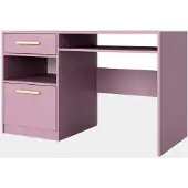 Masseno Schreibtisch ELISE 125x58x82 cm Bürotisch Computertisch, Violett