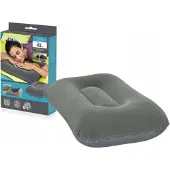 Bestway Beflocktes Camping Luftkissen Grau 42 cm