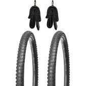 Resul 2x 26x2.10 Zoll MTB Reifen 54-559 inkl. 2x Schlauch DV