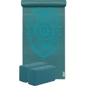 Yogistar Yoga-Set Starter Edition - ajna chakra (Yogamatte + 2 Yogablöcke)