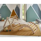 Arthur berndt Montessori Kletterset / Kletterdreieck Rutsche Bogen Klettergerüst